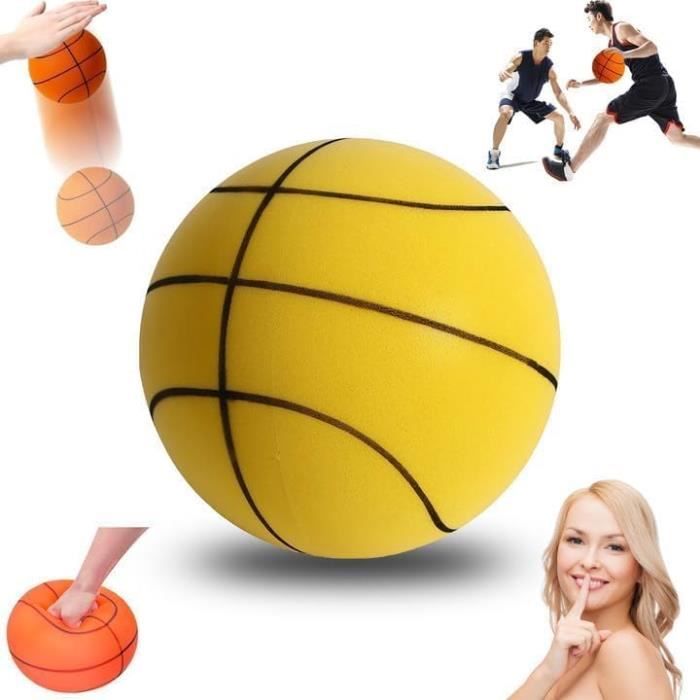 Ballon De Basket-ball Silencieux, D'entraînement En Intérieur, Balle En Mousse Haute Densité Non Revêtue, Douce, Flexible, Légère Et Facile à Saisir (taille 2, 3, 5, 7), Vert, N°2