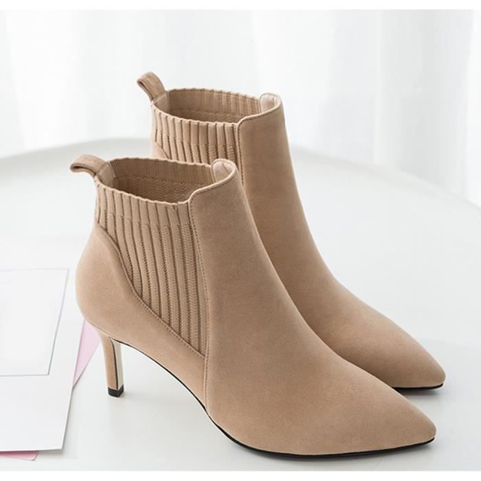 Bottes femme sales talon aiguille