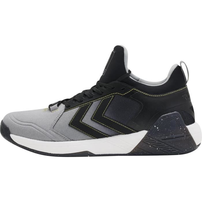 chaussures de handball indoor hummel algiz gg12 - gris/noir