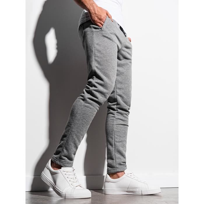 Bas de jogging homme - Sport Survêtement Casuel - Gris/Blanc - Manches  longues - Respirant - Fitness - Running Gris - Cdiscount Prêt-à-Porter