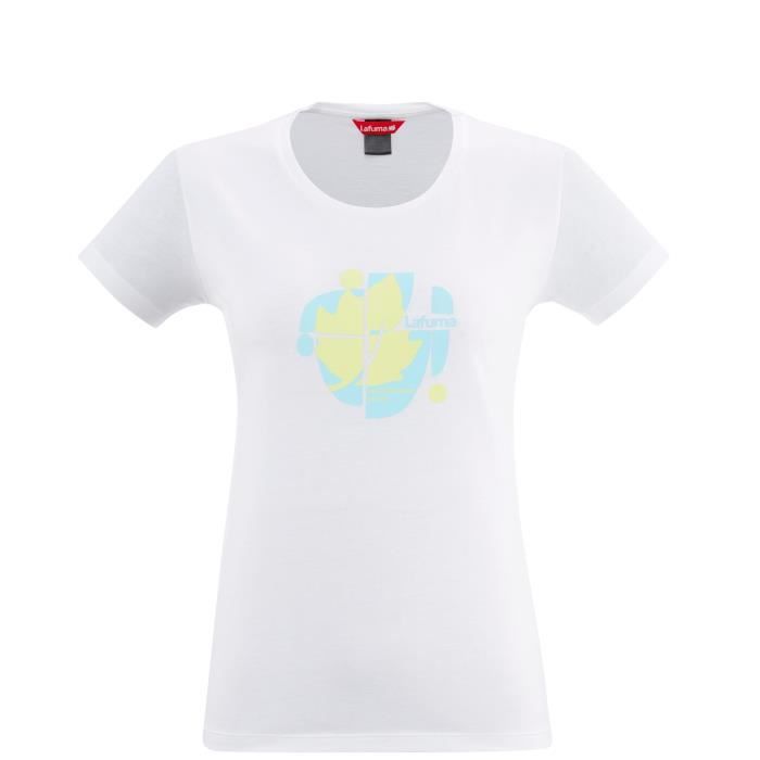 T-shirt femme Lafuma Pearl - blanc - XS - Respirant T-shirt femme Lafuma Pearl - blanc - XS - Respirant
