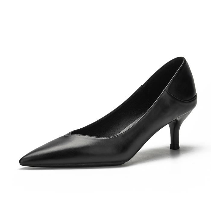 Escarpins noirs 2025 femme cuir
