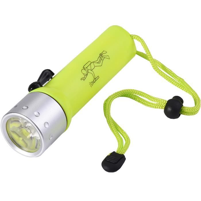 Lampe De Poche Plongée Professionnelle Étanche - 3 Modes Lumineux Puissants - Sécurité Sous-Marine