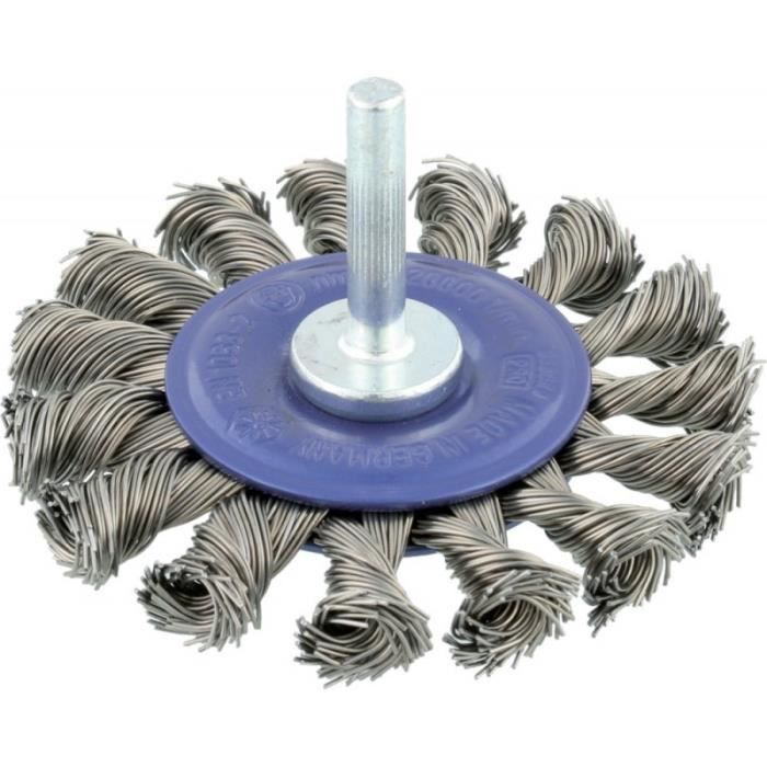Brosse Manuelle En Acier à 5 Rangées – Pour Décapage, Dérouillage, Nettoyage Métal | Poils Acier Ondulé 0,3 Mm, Manche Bois | Outil Atelier, Bricolage - 2