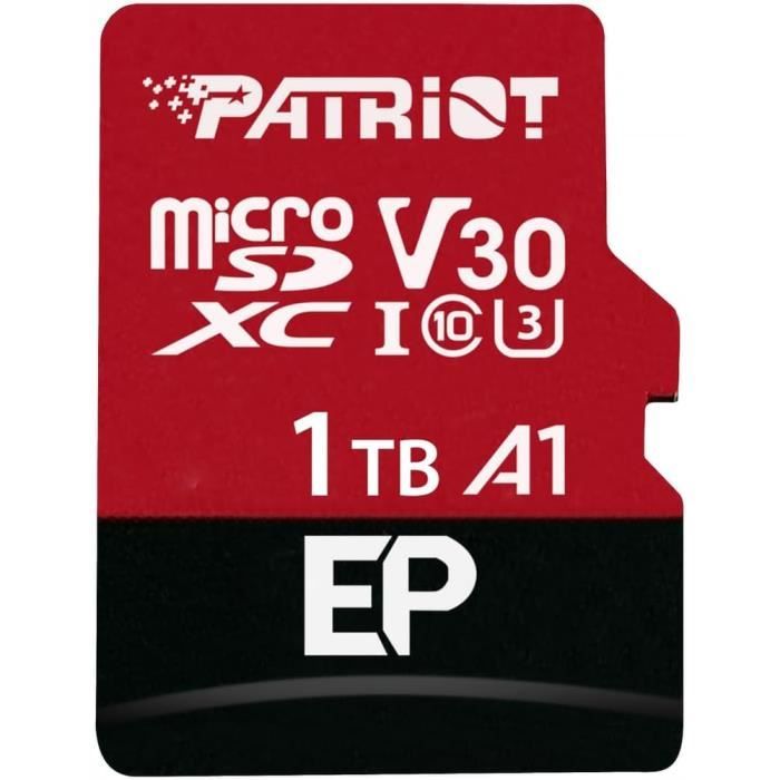 Memory Card Patriot Ep Pro Micro Sdxc 1tb 9080 Mb/ A1 V30 U3 Class1 - vue 6