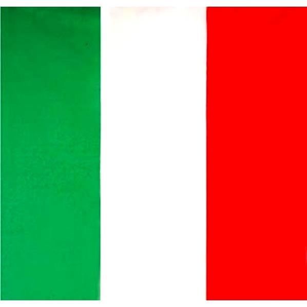LOT 3 - BANDANA ITALIE ITALIEN 100% Coton 55 cm X 55 cm Foulard Drapeau Airsoft Paintball Sport Danse Country Biker Motard …