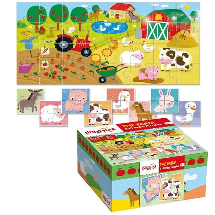 Puzzle Bebe Les Animaux De La Ferme Ludattica 2 Ans Cdiscount Jeux Jouets Puzzle Bebe Les Animaux De La Ferme Ludattica 2 Ans Cdiscount Jeux Jouets