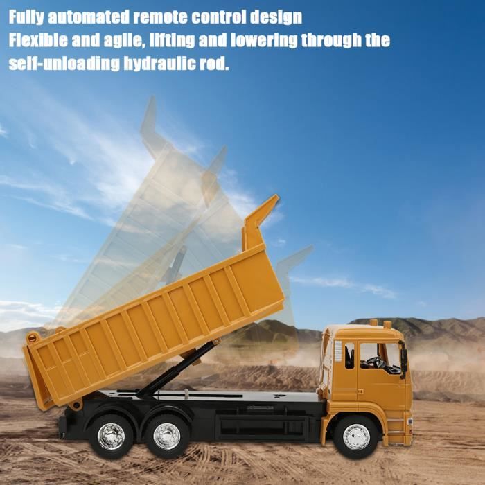 Camion à Benne Basculante Télécommandée Mxuteuk 12V Avec Élévateur De Porte - Modèle G018