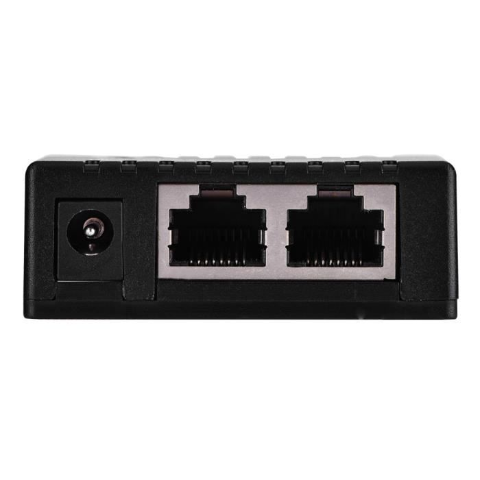 Xiatiaosann Répartiteur PoE 12V Injecteur Adaptateur Ethernet RJ45 Power Over Pour Caméra De Sécurité IP Avec