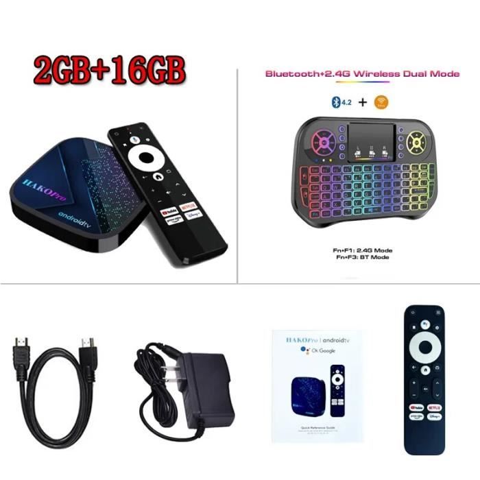 Boîtier TV - VONTAR - R3 - Android 13 - 8K - WiFi 6 - 2Go RAM, 16Go ROM