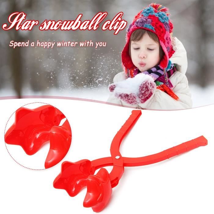 7 Pcs Jouets Pour Faire Des Boules De Neige, Kit De Jouets Pour Neige Et Outil De Creusement De Neige Avec Boîte Cadeau Pour Enfants Et Adultes, Moules à Neige DIY, Pince