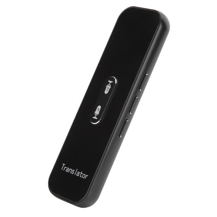 Stylo Traducteur Multilingue Zilimontt - 123 Langues Hors Ligne Noir