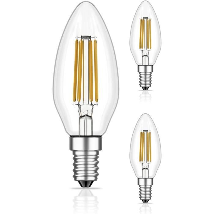 Ampoules Led E14, Blanc Chaud 2700K, Ampoules Led 2.5W Remplacement Des