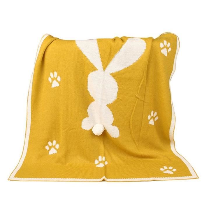 Couverture Bebe Fille A Tricoter De Literie Couverture Bebe Poussette Jaune 3580 Cdiscount Puericulture Eveil Bebe