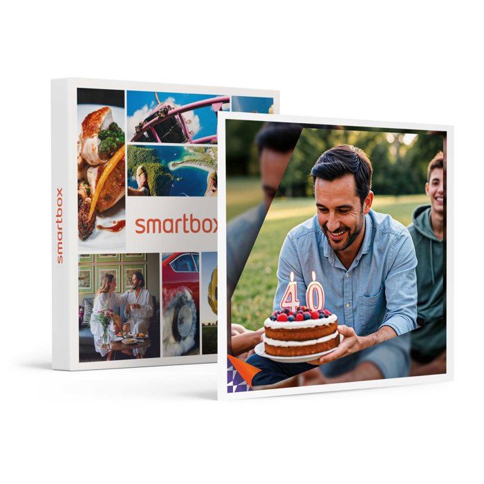 Smartbox Coffret Cadeau Joyeux Anniversaire Pour Homme 40 Ans 4718 Escapades Repas Seances De Bien Etre Et Aventures Sport Cdiscount Au Quotidien
