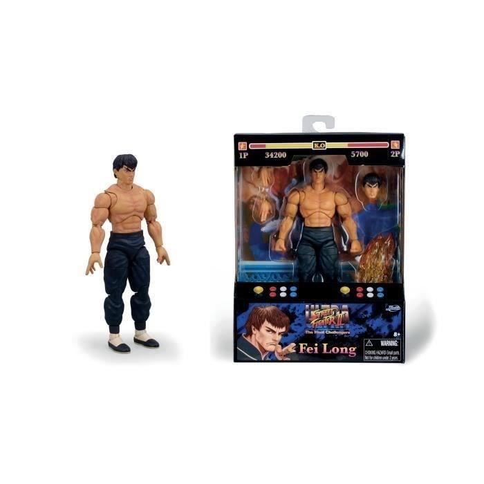 Figurine Articulée Street Fighters Fei Long 15cm Jada
