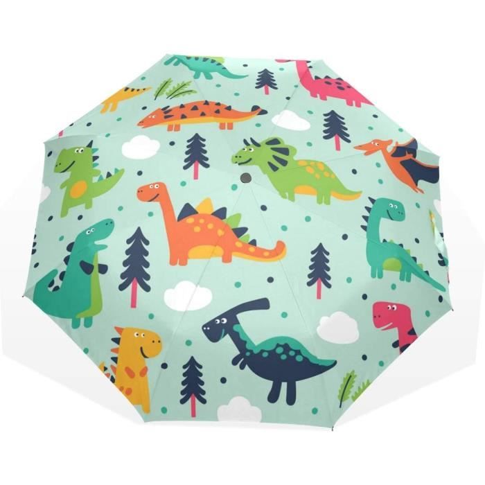 coloré parapluie avec vert et Orange conception pour Extérieur