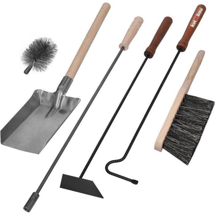 2 Poignées En D En Bois Et Métal KOTARBAU - Pour Manche D'Outils 33mm - Jardinière Robustes