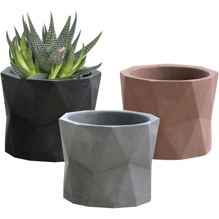 Lot De 2 Pots De Fleurs Suspendus Naturels - Diamètre 18 Cm, Hauteur Totale 48 Cm