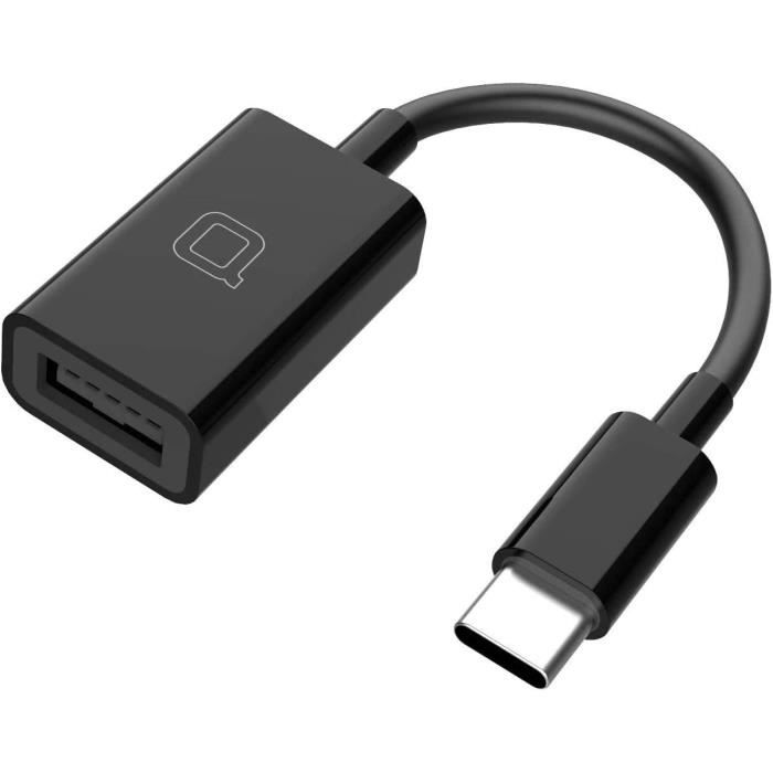 Adaptateur USB C vers USB nonda (lot de 2), adaptateur USB-C vers USB 3.0,  USB Type-C vers USB, adaptateur Thunderbolt 3 vers USB femelle OTG 