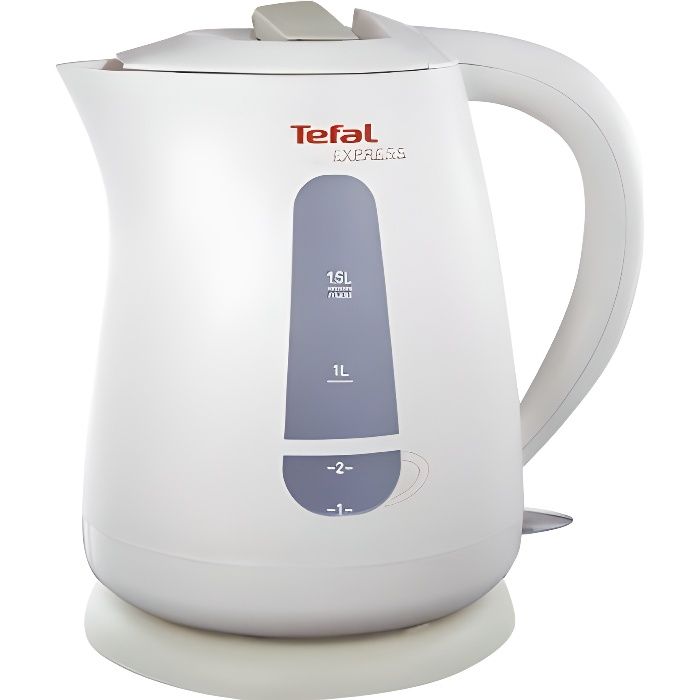 Bouilloire TEFAL Express Eco KO299 écru Coulée sans fil Rangement du cordon