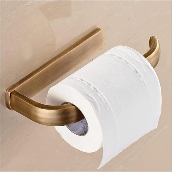 Porte Rouleau Papier Toilette Mural Style Victorien - Bronze - Neuf