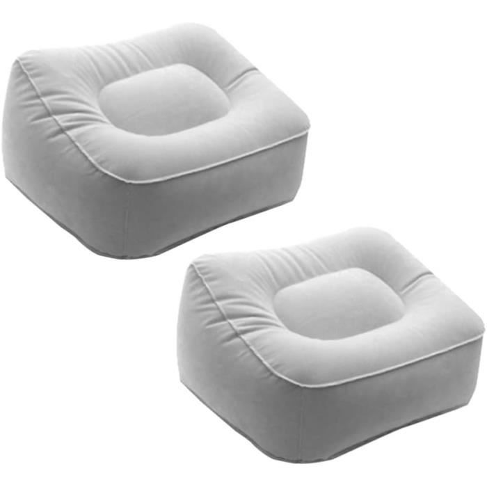 Repose-pieds d'avion compactable réglable SupreGear - Noir Repose-pieds d'avion compactable réglable SupreGear - Noir