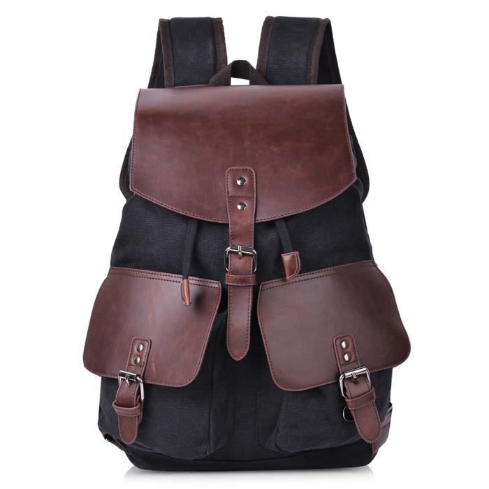 Sac En Bandoulière Croissant Grande Capacité - Tissu Oxford Bleu - Léger - Neuf