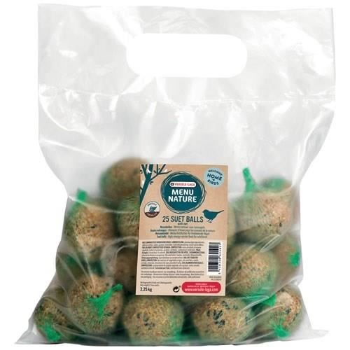 Aliment pour oiseaux - VERSELE LAGA - Menu nature - Suet ball - 25 boules pour mésanges