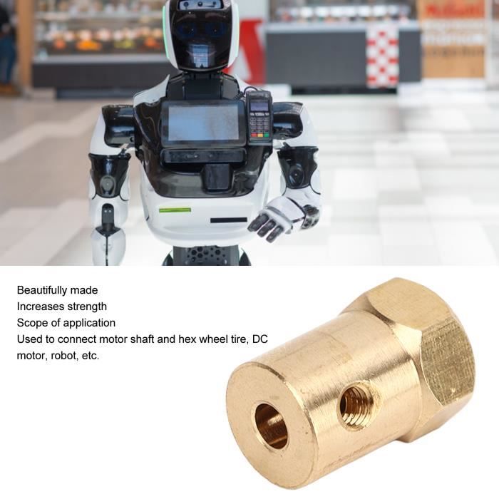 Alomejor Adaptateur Entraînement Hexagonal 12mm Pour Voiture RC - Support Moyeu Roue Pour MJX 14210 14209 1/14 Et 16207 16208 16209 1/16 Pièces Rechange Voiture Rc 1/14 1/16
