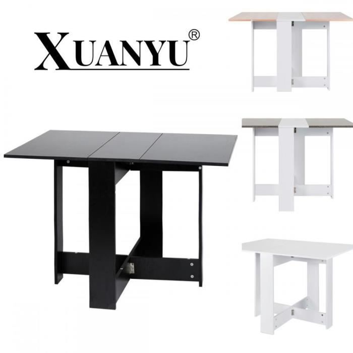 Table Murale Pliante Bois 60x30cm - Table Balcon Suspendue Pliable Économie D'Espace