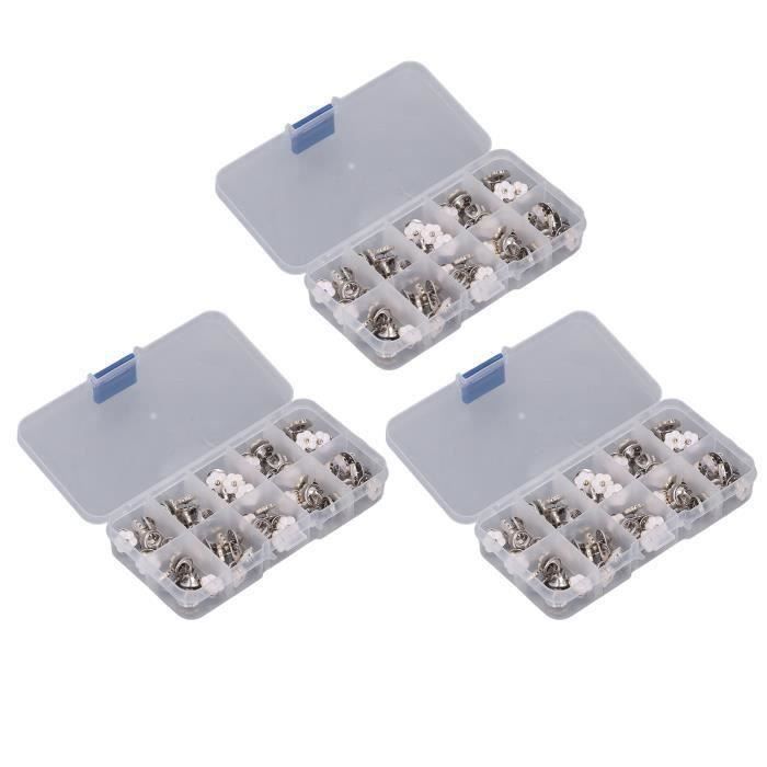 40 Boutons-broches Décoratifs Pour Chemise | Petits Boutons De Sécurité | Motifs Colorés Perles Et Strass | Cadeau Pour Femmes - 9