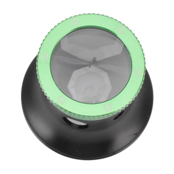 Loupe Bijoutier 10x Avec Lumière LED Et UV - Métal Pliable - Pour Diamants, Bijoux, Pièces De Monnaie