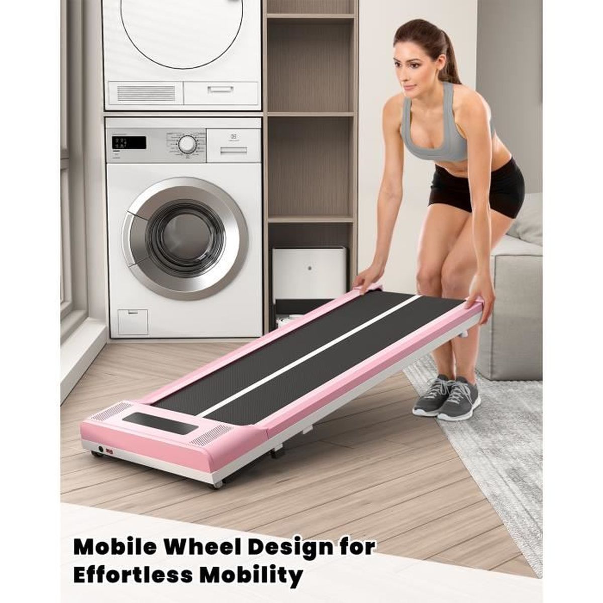 Tapis De Course Pliable Portable Sous Bureau - Motorisé 2,5-3 CV Sans Balais