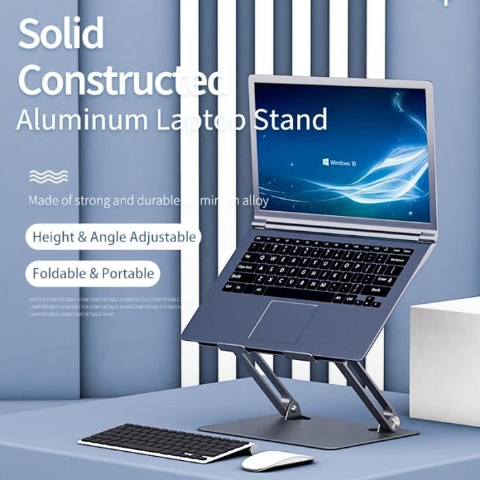 Gris - Support de Table pour ordinateur portable, accessoire de bureau pour  MacBook Air M2 M1 Mac Book Pro 13 - Cdiscount Informatique