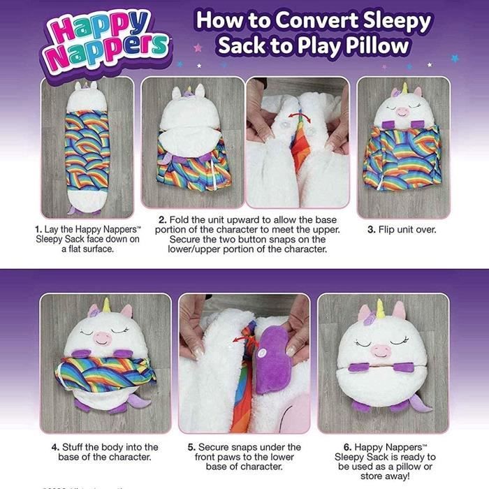 Happy Nappers - L'oreiller 3 En 1 Ultra Doux Tigre à Prix