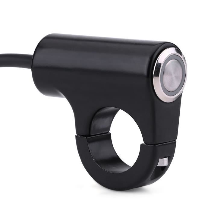 Interrupteur Pour Guidon De Moto, Keenso Universel Moto Guidon Commutateur/ Phare/Clignotant Pour Guidon 7/8" 22mm