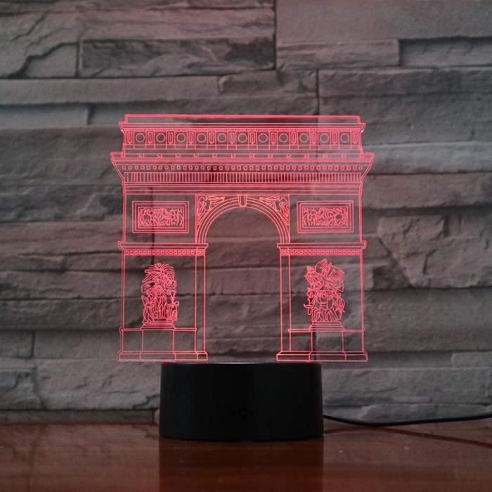Décoration D'anniversaire Triomphe LED Veilleuse Lumière de Table