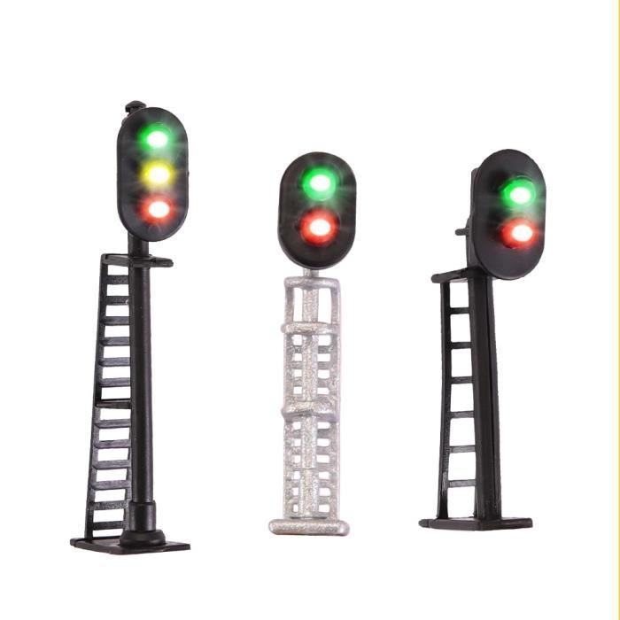 3 pièces HO N échelle modèle Circuit imprimé électrique feu de signalisation modèle HO échelle Train chemin de fer Miniatures  26