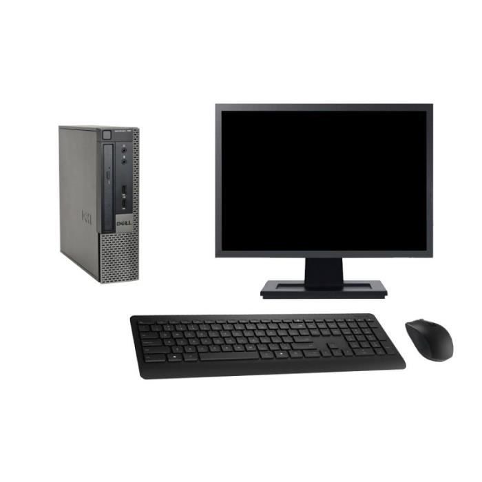 Ultra Mini PC Dell 790 USFF Ecran 27" i3-21201