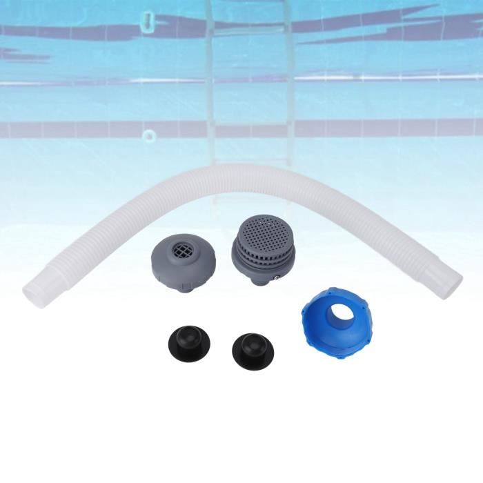 Kit De Connexion Complet 32 Mm Pour Piscine INTEX – Buse D'entrée Et De Sortie, Crépine, Joint, Compatible Série Easy Set