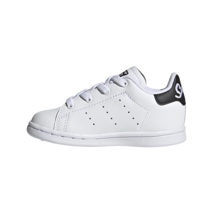 Basket adidas Originals STAN SMITH Bebe ADIDAS ORIGINALS Lacets Blanc Mixte Blanc Cdiscount Chaussures