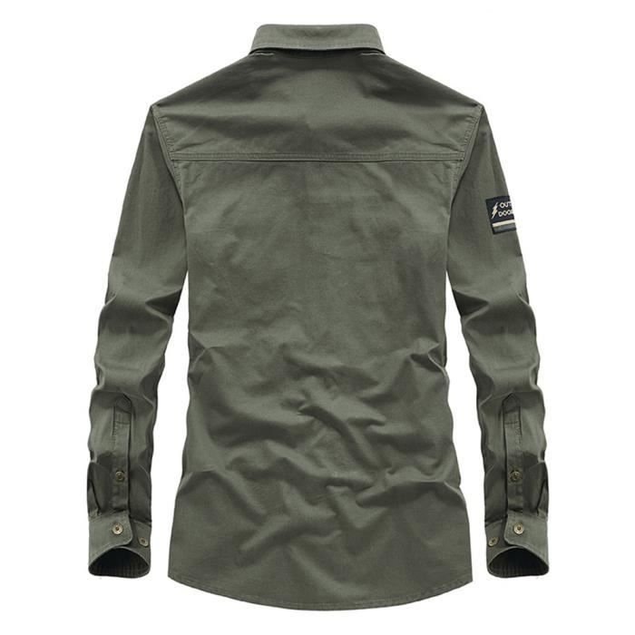 Chemise,Chemise Oxford à manches longues pour hommes,coton,bonne