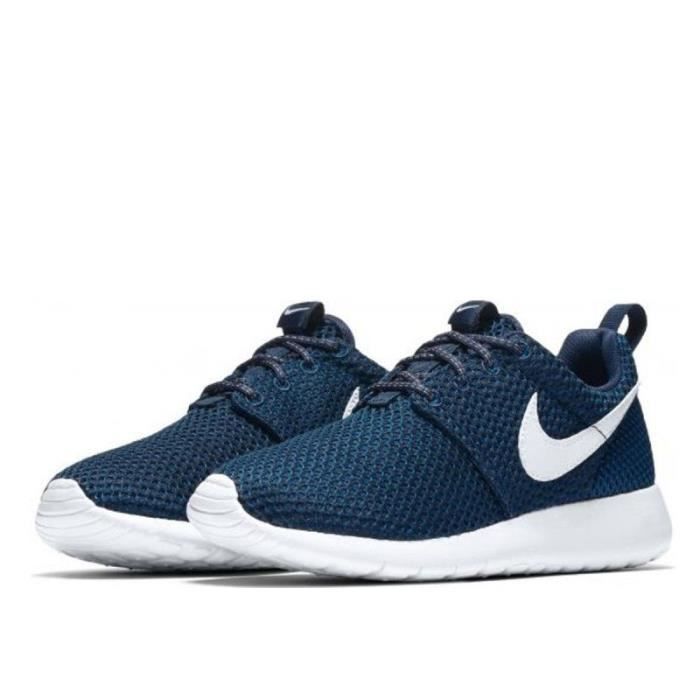 Basket Nike ROSHE ONE Junior R f. 599728 423. Couleur Bleu