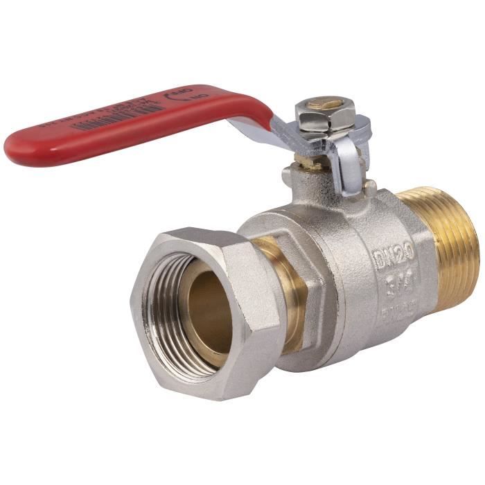 ADNEWX Lot De 3 Robinets à Boisseau Sphérique 1/2", 3/4", 1" Inox 304 + Ruban Téflon – Vanne D’Arrêt Robuste Et Étanchéité Parfaite