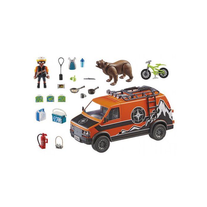 Playmobil Off Road Action 70660 Van aventure et explorateur