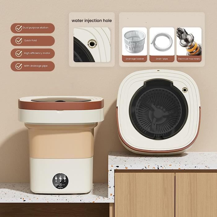 Machine à Laver Miniature Pour Maison De Poupée – Jouet Réaliste – Jeu De Rôle
