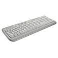 Clavier filaire Microsoft Wired Keyboard 600 - Blanc - AZERTY - Résistant aux éclaboussures - Touches silencieuses-2