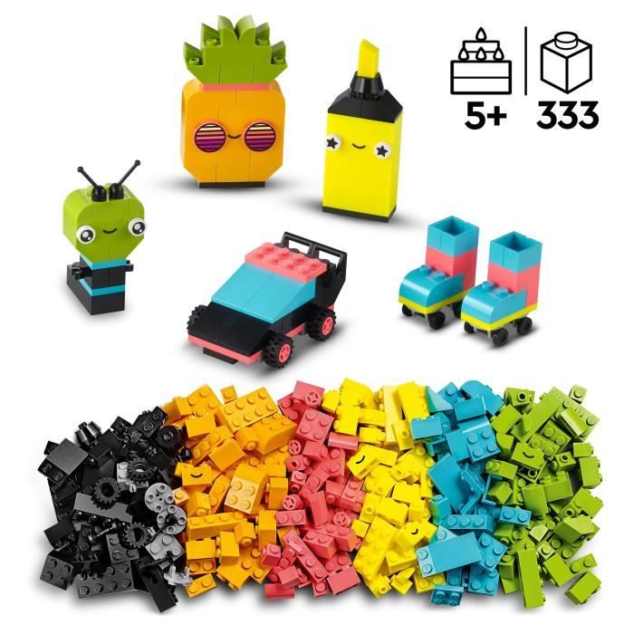 LEGO 11017 Classic Monstres Créatifs, Boite de Briques, 5 Jouets en Forme  de Mini-Monstre à Construire pour Les Enfants de 4 Ans et Plus, Jeu de  Brique de Construction : : Jeux