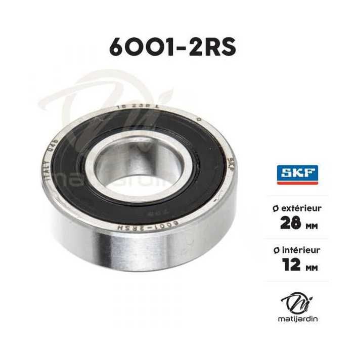Roulement à Billes 6001zz Universeel - Skf 12/28/8 - - 7316570907988 Roulement 6001 Zz